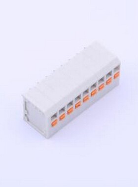 KF239-3.81-9P 弹簧式接线端子 1x9P 3.81mm 每排P数:9 排数:1 插