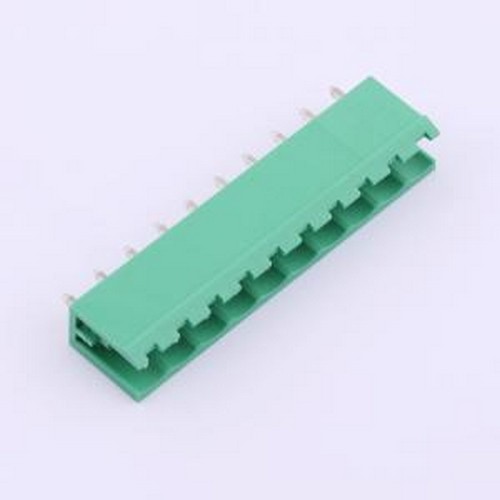 MX2EDGV-5.08-10P-GN01-Cu-A 插拔式接线端子 1x10P 5.08mm 排数: