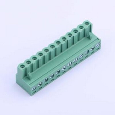JL2EDGK-50812G01 插拔式接线端子 1x12P 排数:1 每排P数:12 绿色