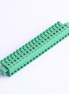 MX15EDGKM-3.81-20P-GN01-Cu-Y-A 插拔式接线端子 螺丝固定 1x20P