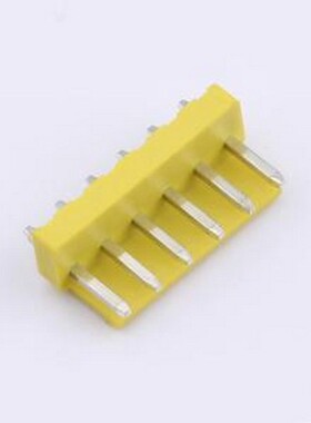 XY-VH3.96-6A11-YT 线对板针座 VH 3.96mm 1x6P 直插 黄色 插件,P