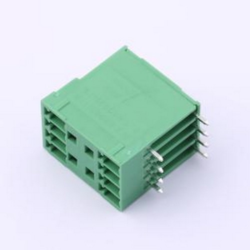 DB2ERH-3.5-2*4P-GN 插拔式接线端子 DB2ERH-3.5-2*4P-GN 插件,P=