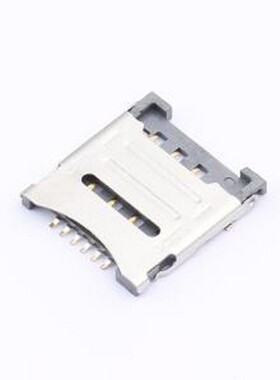 SIM201-FWB6AH1.8 SIM卡连接器 翻盖式 MicroSIM卡 卡座 SMD