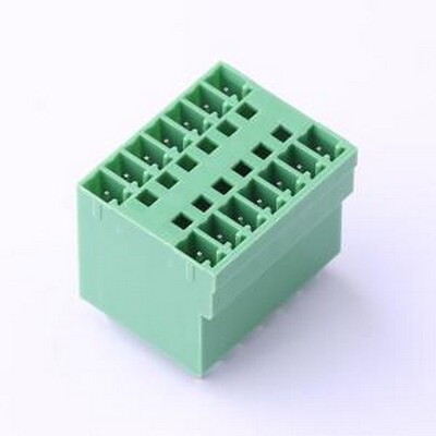 KF2EDGVH-3.81-2*7P 插拔式接线端子 3.81mm 插件,P=3.81mm