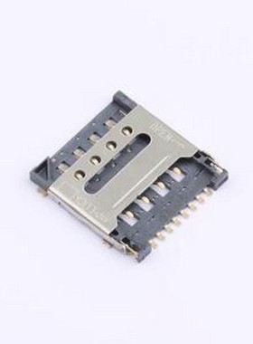 ZX-MSIM-281.5J SIM卡连接器 翻盖式 MicroSIM卡 卡座 SMD
