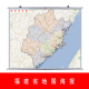 2026新版 福建省泉州福州漳州厦门莆田南平三明龙岩市地图海报画