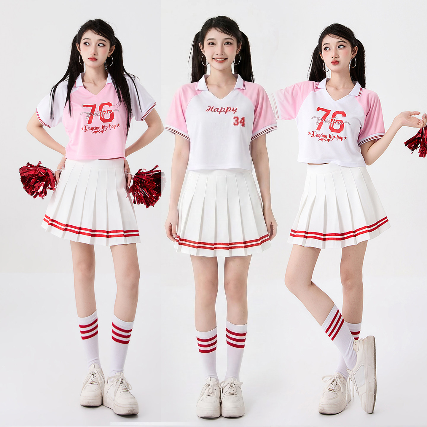 女团健美操啦啦操服装舞台演出服韩版拉拉队套装篮球足球宝贝女装
