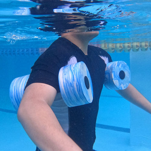 EVA水上迷彩漂浮哑铃有氧游泳
