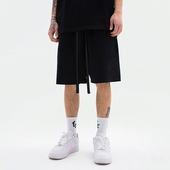 男士 夏季 宽松休闲卫裤 WASSUP基础短裤 纯色运动五分裤 子重磅潮牌女