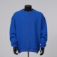 WASSUP潮牌克莱因蓝纯色基础重磅圆领卫衣男女春秋宽松套头上衣服