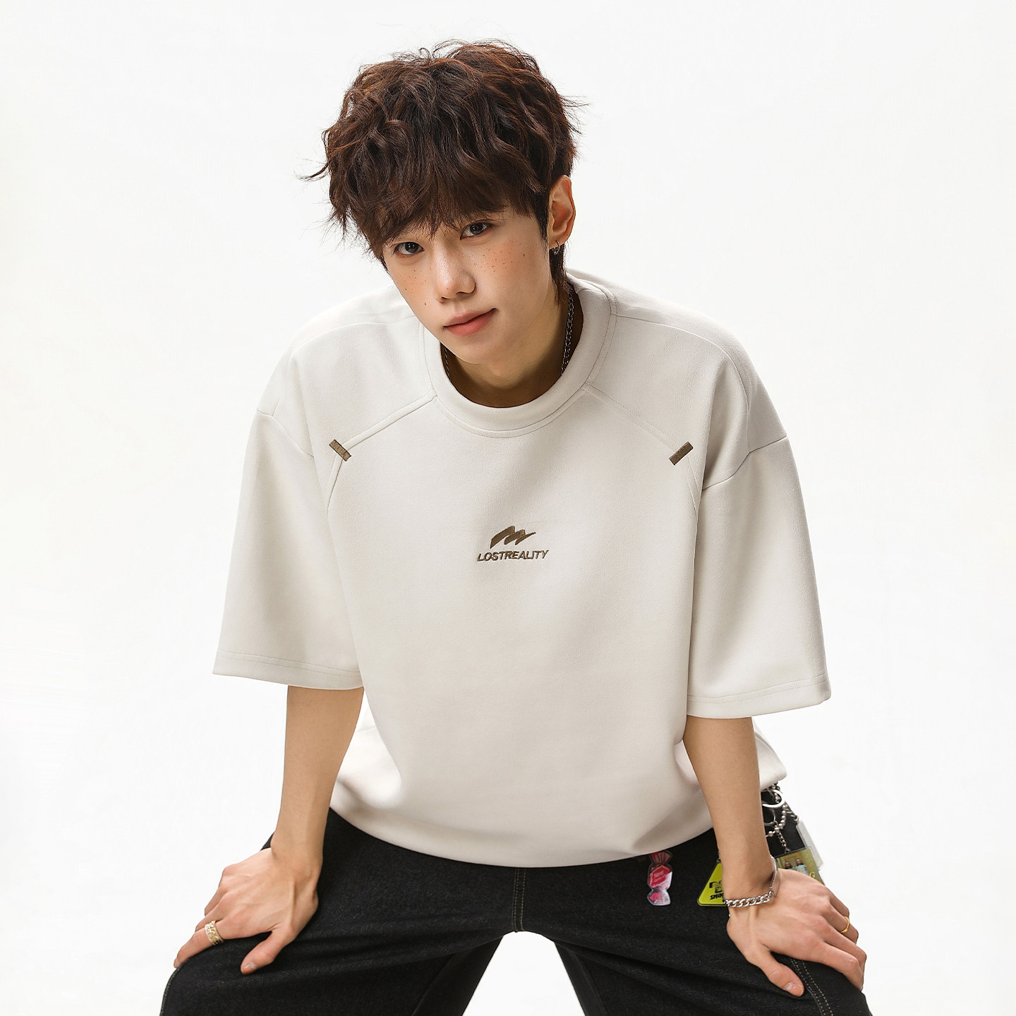 WASSUP潮牌美式字母短袖T恤男夏季2026新款宽松百搭圆领半袖上衣