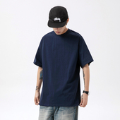 WASSUP基础圆领280g重磅纯棉短袖 国潮牌 衫 t恤男上衣夏季 纯色半袖