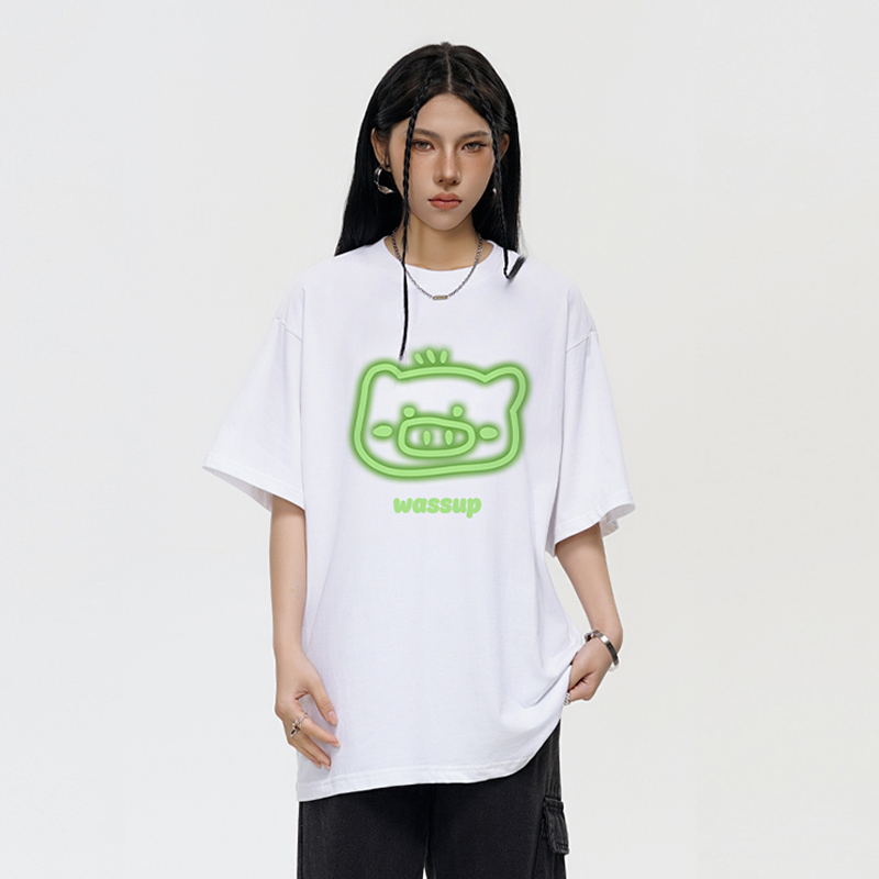 【WASSUP官方店】美式喷墨短袖女