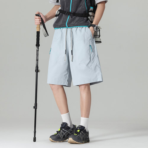 WASSUP潮牌冰丝网眼短裤男夏季20