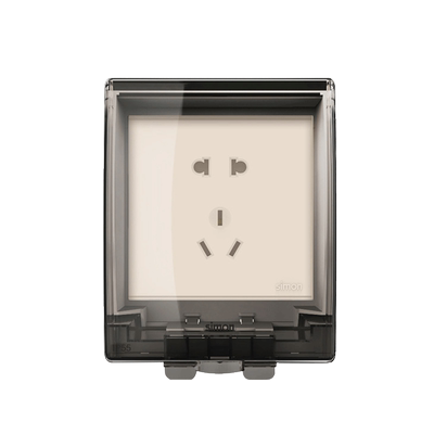 西蒙ip55防水86型开关插座面板