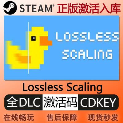 steam正版Lossless Scaling小黄鸭补帧神器激活码cdkey全球区入库