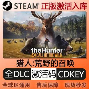 steam猎人荒野的召唤激活码cdkey全球区全DLC中文PC电脑游戏