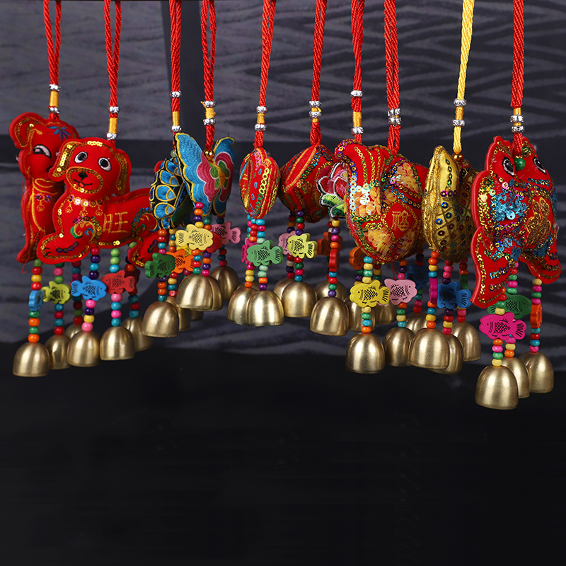 中国结挂件铃铛装饰小号四季吉祥