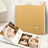 儿童相册皮质封面成长册定制儿童照片影集照设计打印制作成相册集