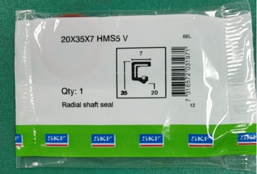 SKFCR骨架进口油封40x52X8HMSA510RGV丁晴氟胶密封件