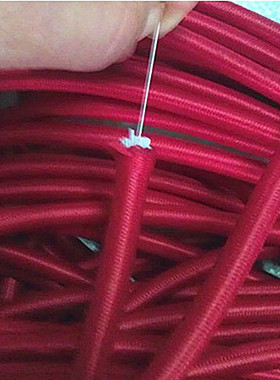 彩色10mm8MM6mm4mm粗进口乳胶松紧绳 粗弹力绳 刹车绳 圆松紧带