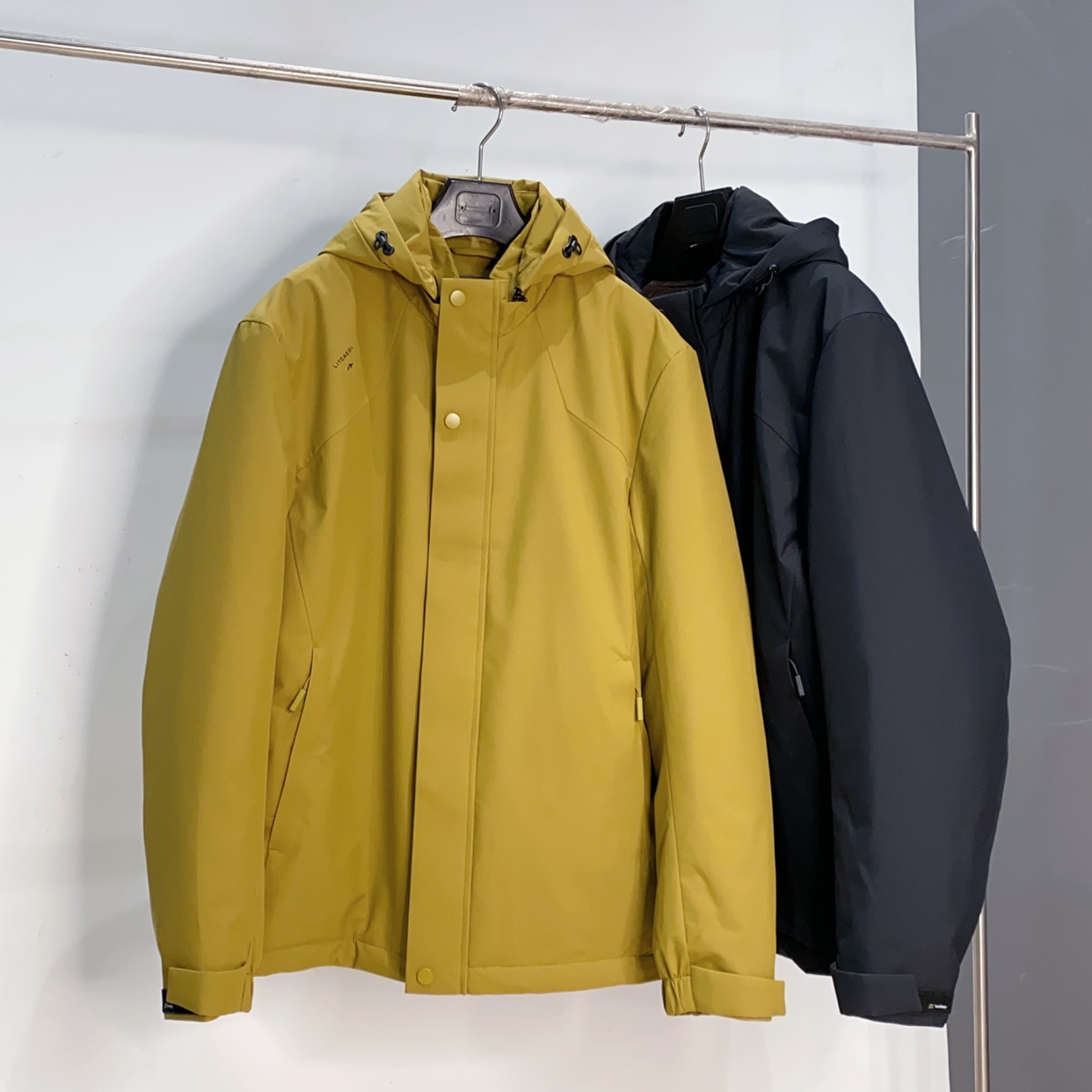 防暴雨级！三合一系列！男士纯色可穿羽绒服连帽冲锋衣羽绒服TX