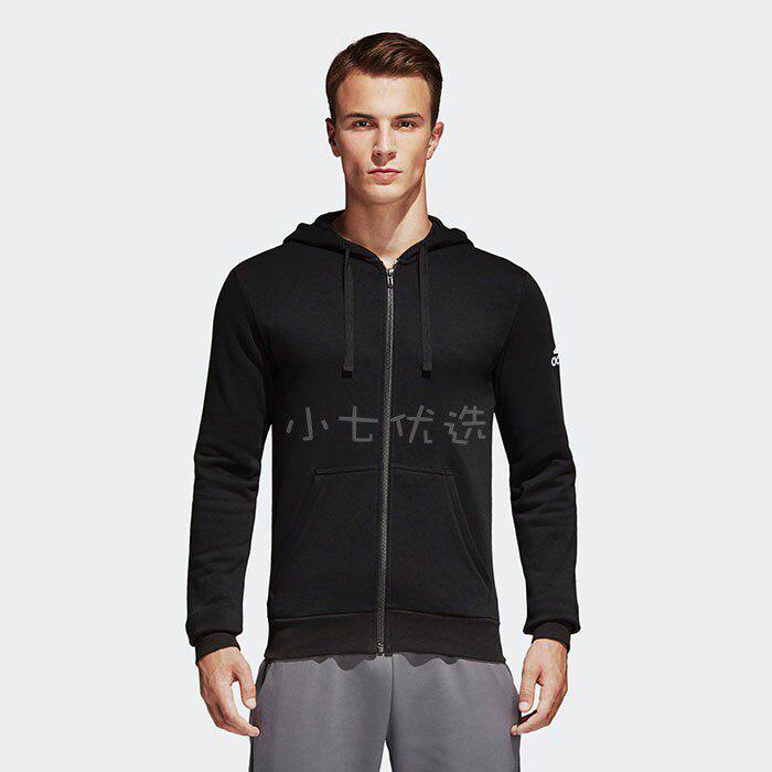 Adidas 男款春秋运动针织连帽夹克 BK3717 BQ9636 9639 BR4058
