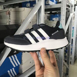 Adidas RUN 儿童运动魔术贴轻便透气运动鞋 IG4893 4898 JH6217