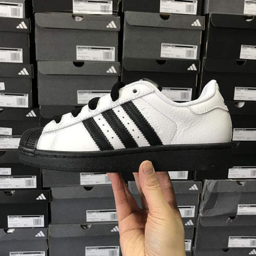 Adidas三叶草 SUPERSTAR II 男女经典贝壳头板鞋 JI0124 JR8036