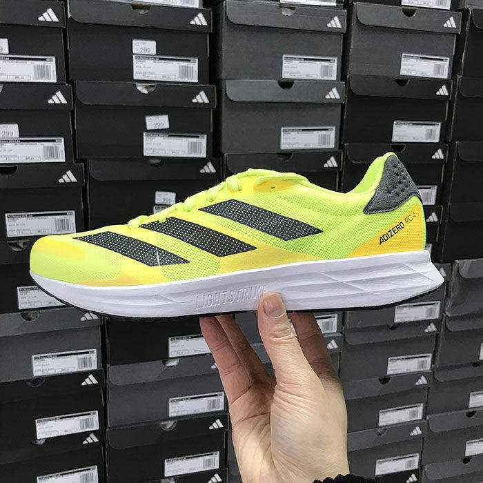 Adidas adizero RC 4男女训练备赛竞速轻盈网面跑鞋GX6662 H01120