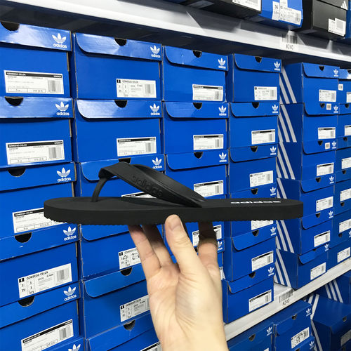 Adidas KEITAKI ALPHA 男女轻便人字拖运动休闲拖鞋沙滩鞋 JR1152