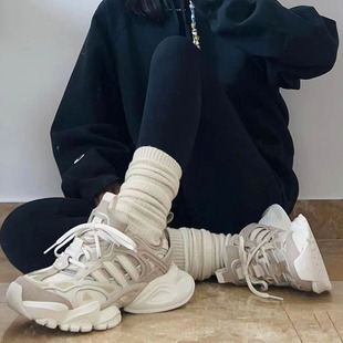 Adidas XLG RUNNER DELUXE 男女轻机甲运动休闲鞋老爹鞋 JR3086