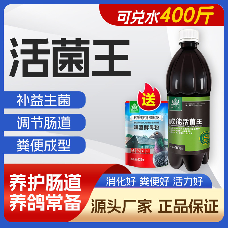 活菌王鸟鹦鹉鸽用肠道调理保健用品赛鸽粪便不成型非鸽子药益生菌