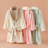 秋冬儿童睡袍吸水速干中大童加厚保暖浴衣男女童卡通宝宝毛巾浴袍