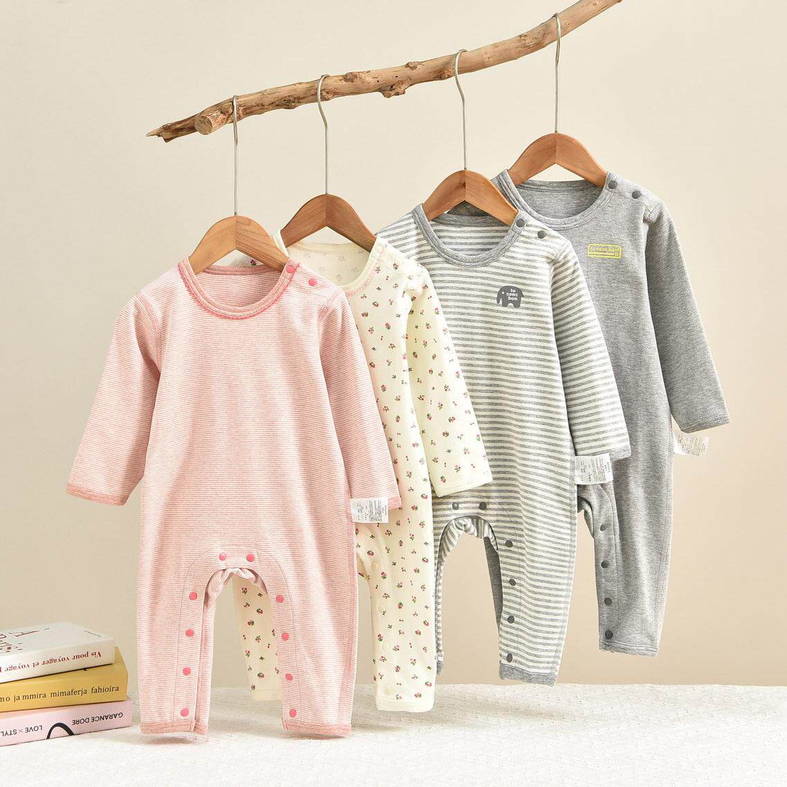 2025新生儿连体衣春秋长袖纯棉哈衣无骨拼接爬爬服初生婴儿小衣服,童装/婴儿装/亲子装,连身衣/爬服/哈衣,淘宝优惠券,粉丝福利购,淘宝优惠卷