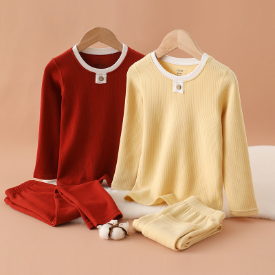 秋冬新款儿童秋衣秋裤套装