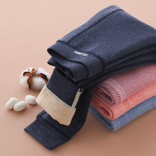 羊毛 内穿学生校服神器棉裤 双层德绒男女童打底保暖裤 加厚儿童秋裤