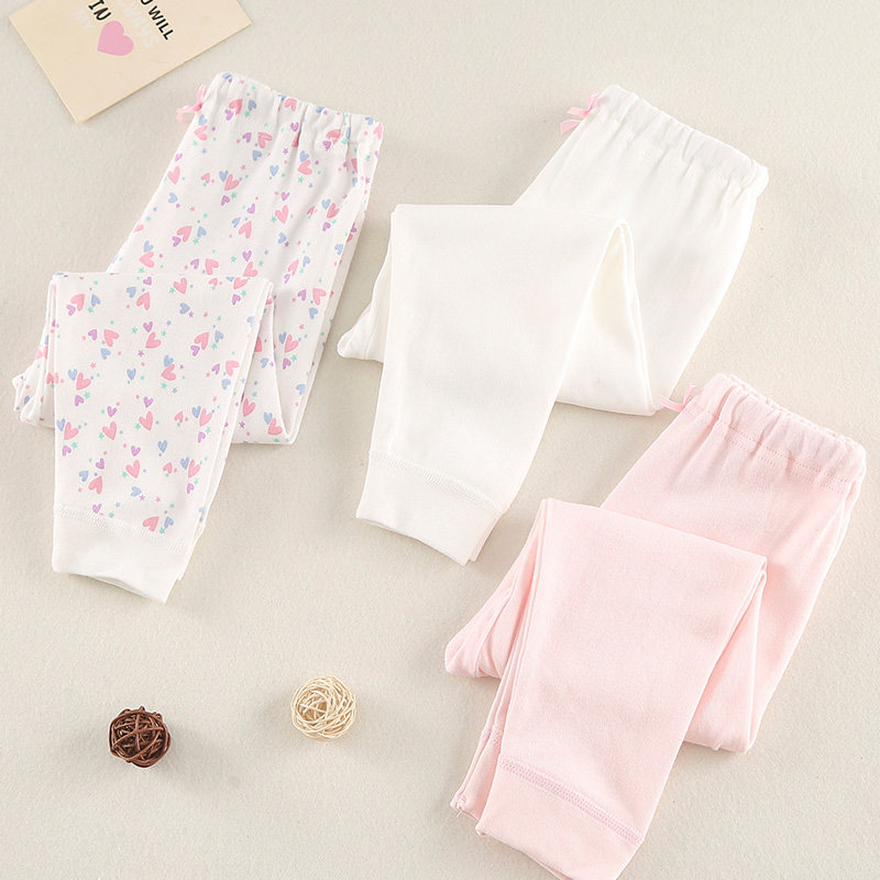 여자의 가을 의류 순수 코튼  속옷 가을 가을 의류 순수 코튼  소녀 면화 스웨터 어린이 집 옷