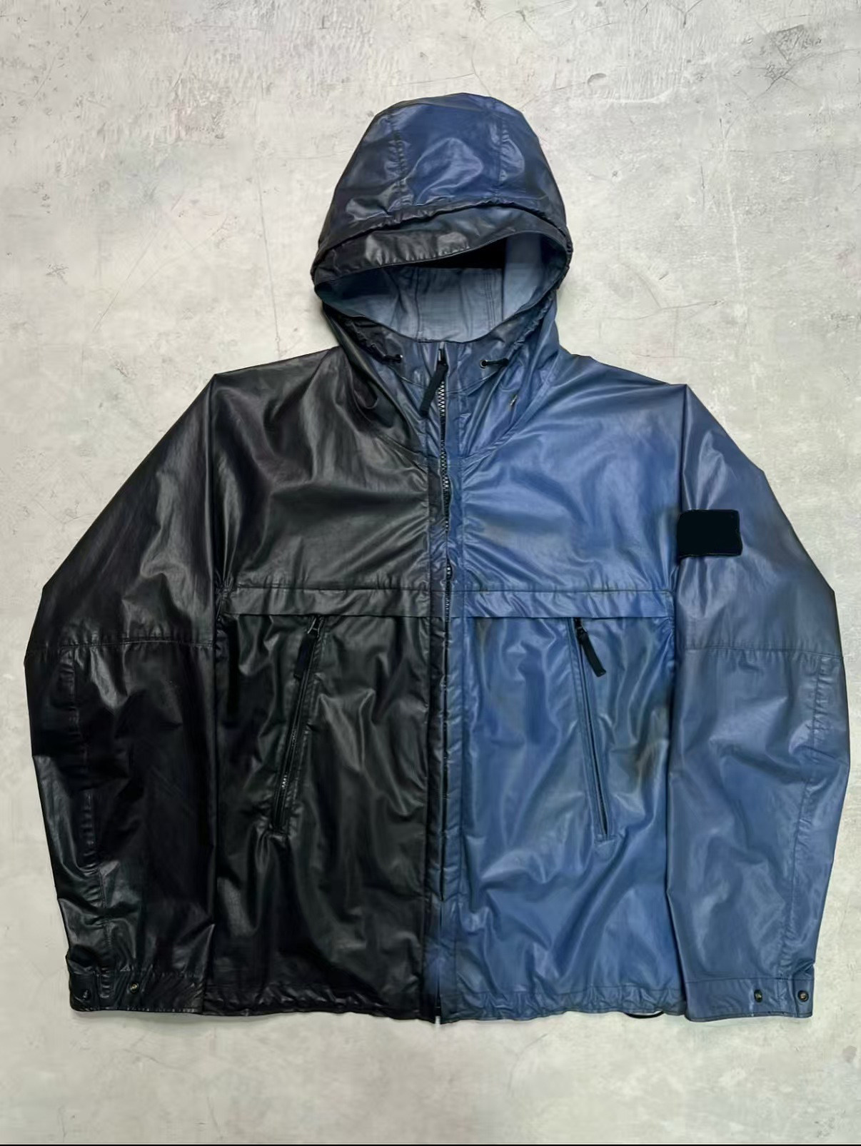thumbnail for S brand heat-sensitive color-changing jacket with a cloak chain