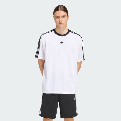 Adidas阿迪达斯三叶草男 复古休闲文化宽松短袖圆领T恤KD5829