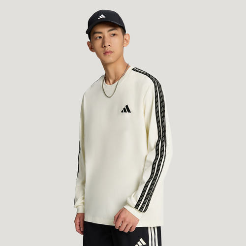 阿迪达斯正品ST 3ST LS TEE 男子宽松休闲长袖T恤KX0485