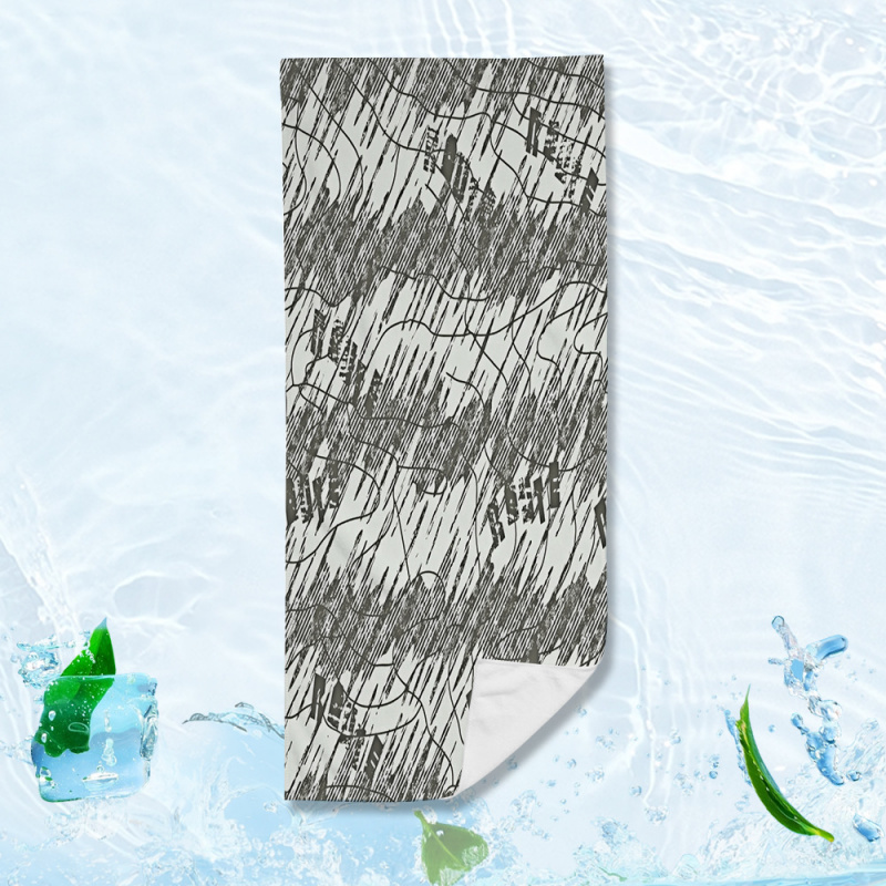 四方连续运动毛巾夏季擦汗巾健身