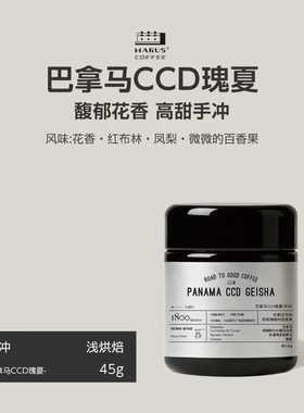 MARUS马路咖啡 巴拿马CCD棕榈树与大嘴鸟庄园瑰夏手冲咖啡豆