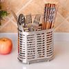 Storage bin Chopsticks Hanging type Chopsticks cage Leachate household tableware Chopsticks holder Box Spoon Shelf