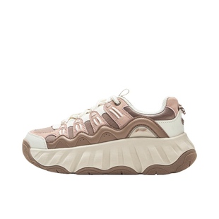 李宁曲奇鞋疯狂动物城联名老爹鞋女鞋2025冬季新款休闲鞋AGCV254