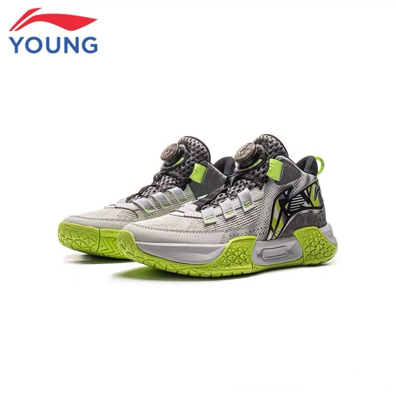 李宁儿童篮球鞋男大童鞋新款驰骋透气减震防滑学生运动鞋YKBV058