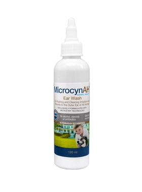柴犬嘻嘻 墨西哥进口MicrocynAH麦高臣宠物神仙洗耳水杀菌清洁狗