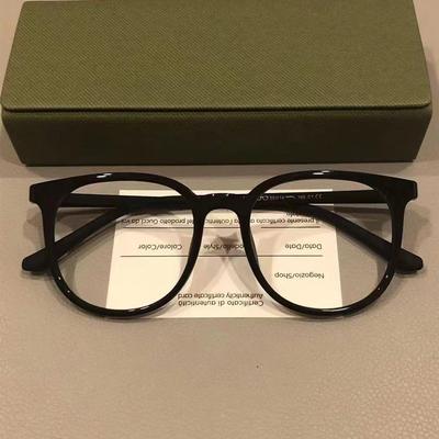 2025高颜值不挑脸型素颜超显白超轻圆框眼镜近视可配有度数防蓝光