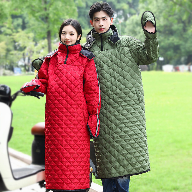 新疆包邮骑车电动车挡风被男女冬季加厚防寒保暖防水电瓶摩托车防