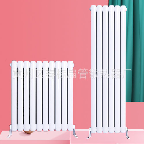 钢二柱暖气片工程家用集中供暖散